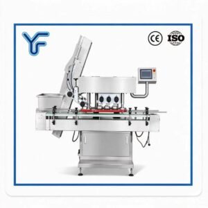 Automatic Capping Machine UF-XG-160B, solves inconsistent cap torque & loose caps, high speed 50-150 bottles/min, buyers ask: can it cap round, oval and square bottles from 20ml to 500ml?