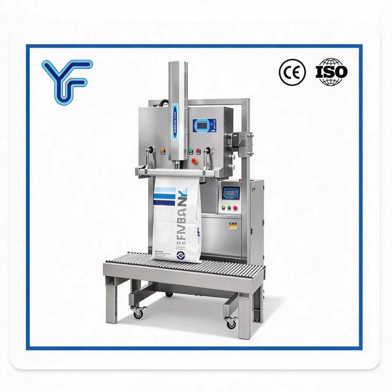 Uniflow NGS nitrogen gas filling vacuum sealing machine, vertical big bag vacuum sealer to stop product oxidation SUS304