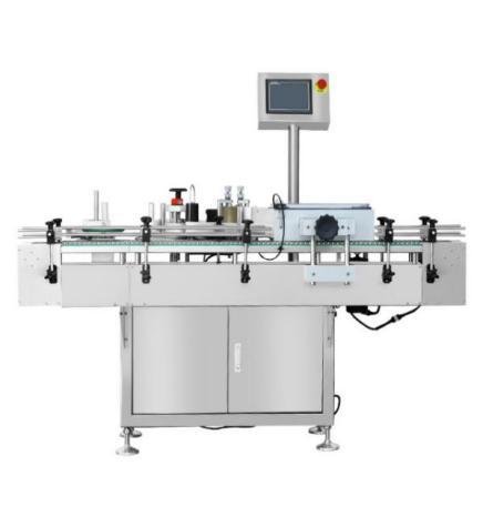 Bottle labeling equipment
