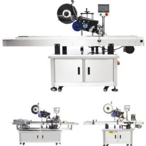 Uniflow UFTB-220 automatic flat surface labeling machine with servo motor for carton, envelope and flat product sticker application