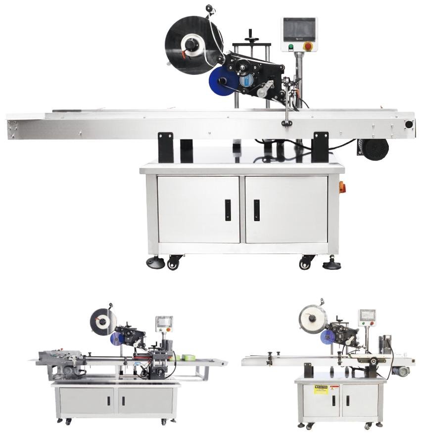 Uniflow UFTB-220 automatic flat surface labeling machine with servo motor for carton, envelope and flat product sticker application