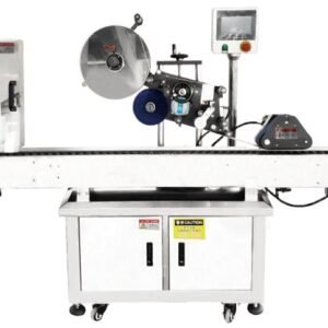 Uniflow UFTB-230 automatic round bottle labeling machine with servo motor for vial, oral liquid and small cylindrical container circumferential labeling