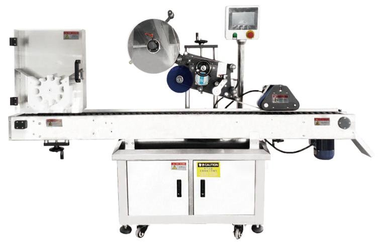 Uniflow UFTB-230 automatic round bottle labeling machine with servo motor for vial, oral liquid and small cylindrical container circumferential labeling