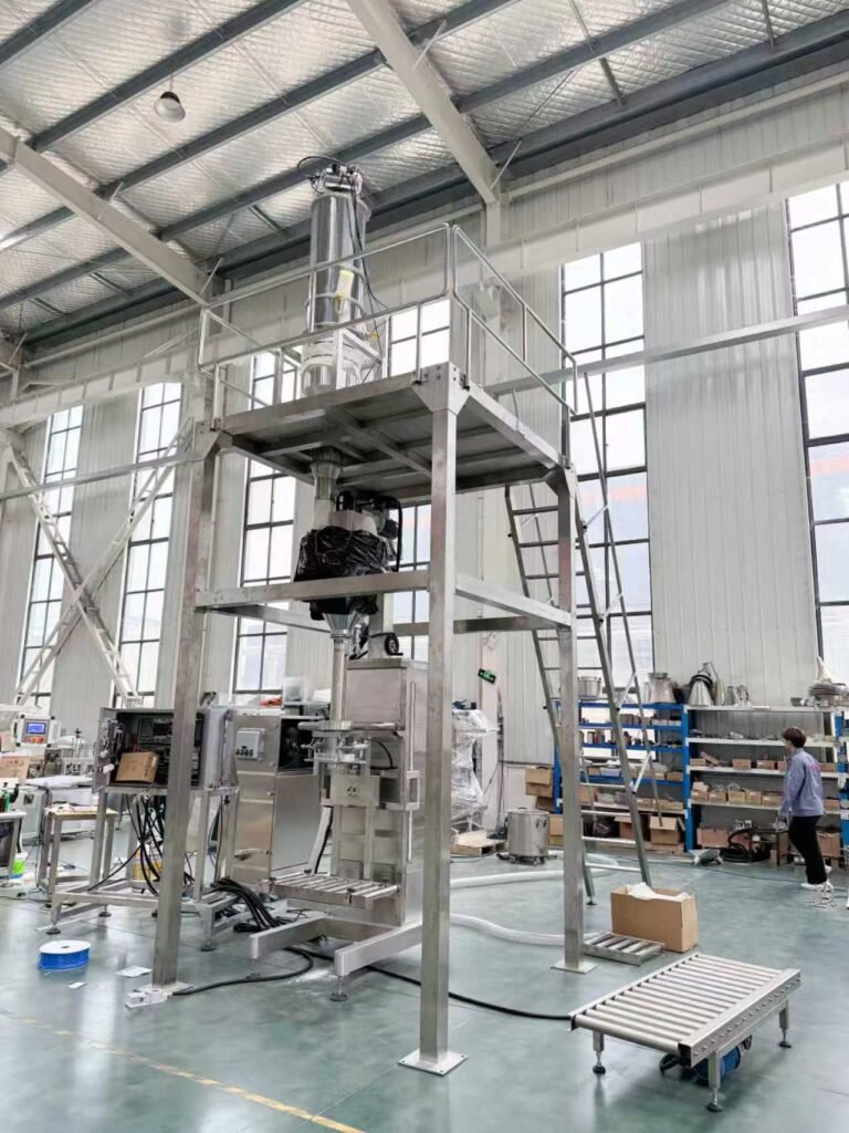 25kg carbon powder packing machine for chemical big bag filling