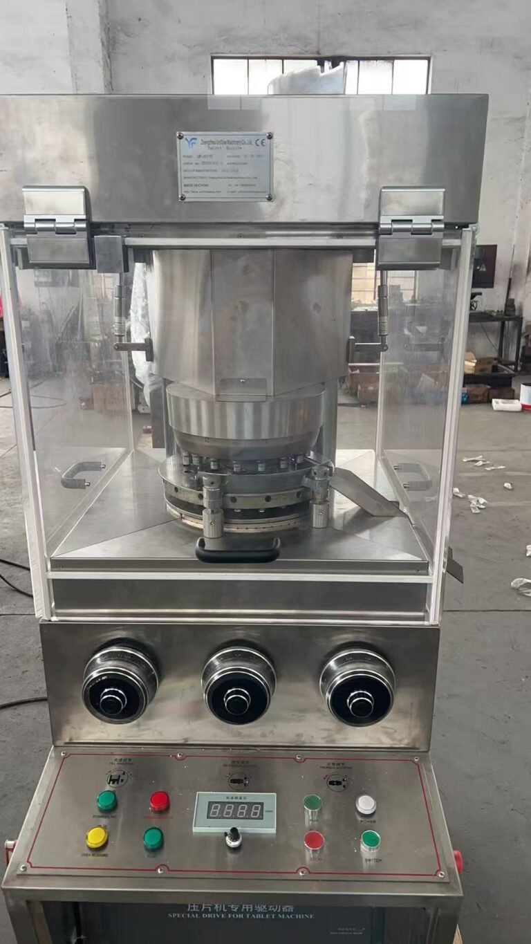Rotary tablet press machine for food tablet manufacturing