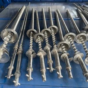 Different auger screw parts for powder filler selection and maintenance