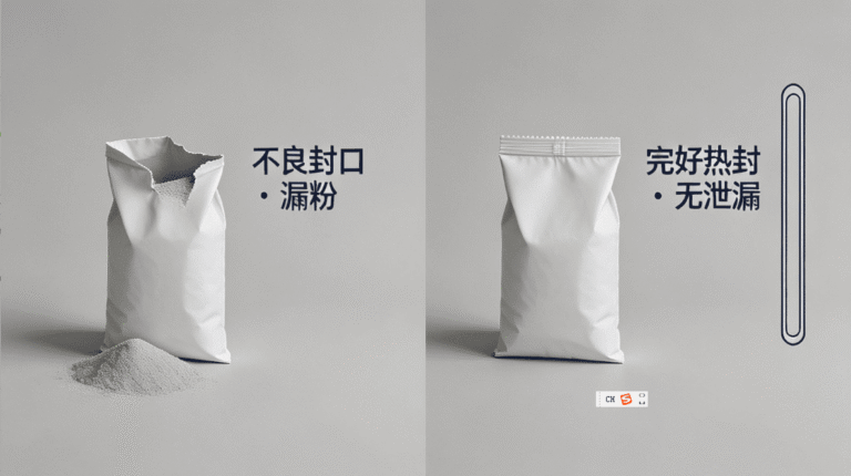 bag seal integrity powder packaging line heat seal quality cover