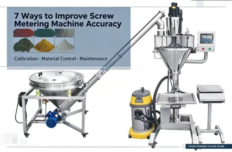 7 practical methods to improve screw metering machine filling accuracy in food powder production